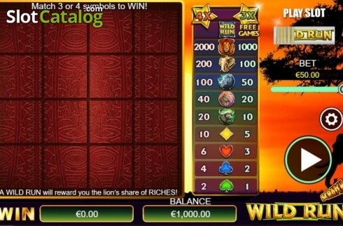 Скрин2. Scratch WIld Run слот