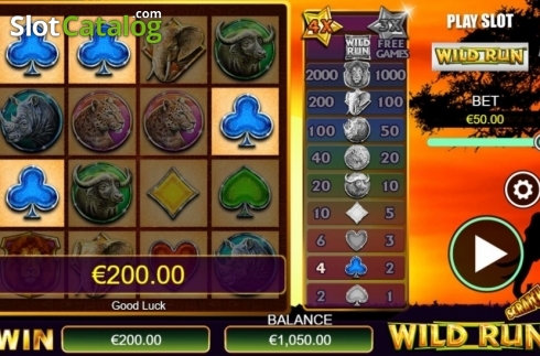 Скрин3. Scratch WIld Run слот