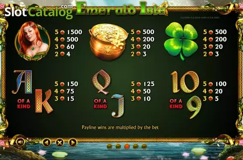Скрин4. Emerald Isle слот