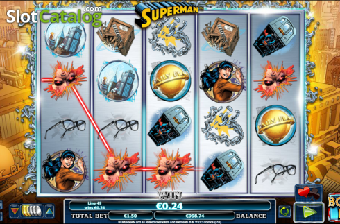 Скрин5. Superman (NextGen) слот
