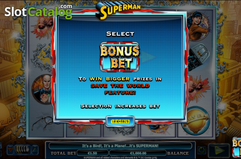 Скрин3. Superman (NextGen) слот