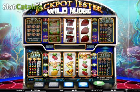 Скрин4. Jackpot Jester Wild Nudge слот