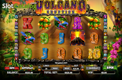 Скрин2. Volcano Eruption слот
