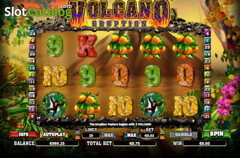 Скрин3. Volcano Eruption слот