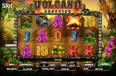 Скрин5. Volcano Eruption слот
