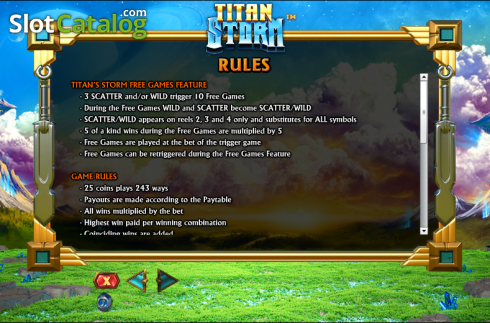 Скрин9. Titan Storm слот