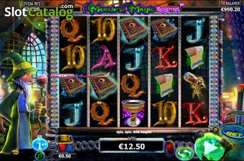 Скрин5. Merlin's Magic Respins слот