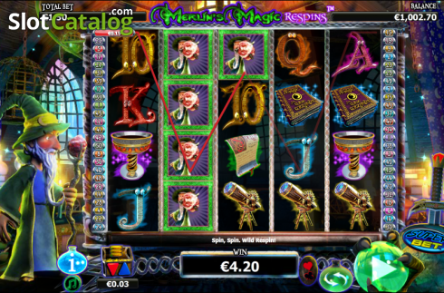 Скрин6. Merlin's Magic Respins слот