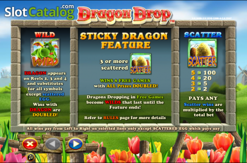 Скрин8. Dragon Drop (NextGen) слот