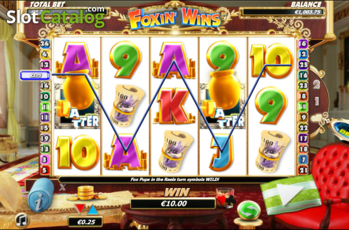 Скрин7. Foxin Wins слот