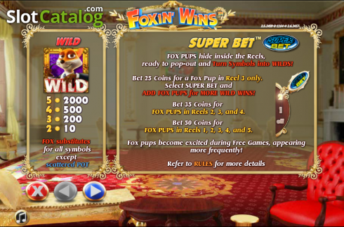 Скрин9. Foxin Wins слот
