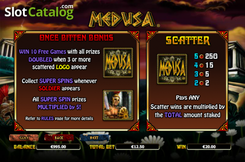 Скрин7. Medusa (NextGen) слот