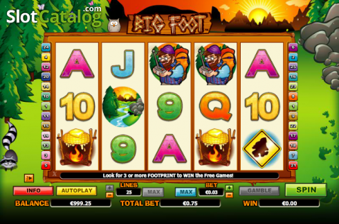 Скрин2. Big Foot (NextGen) слот