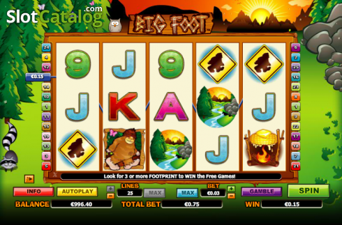 Скрин4. Big Foot (NextGen) слот