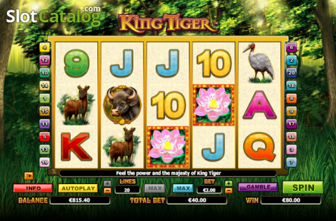 Скрин5. King Tiger слот
