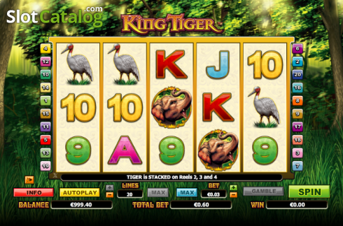 Скрин2. King Tiger слот