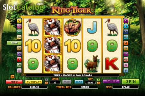 Скрин4. King Tiger слот