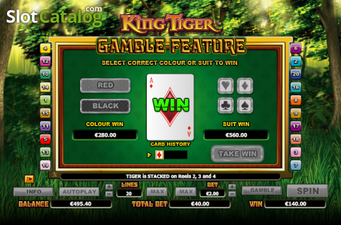 Скрин6. King Tiger слот