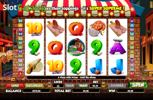 Скрин3. Pizza Prize слот