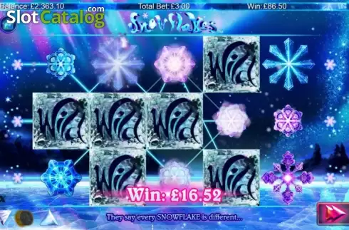 Скрин6. Snowflakes слот