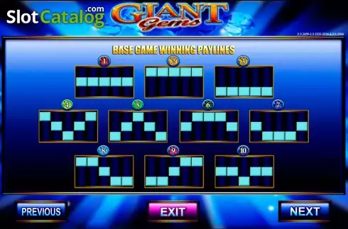 Скрин5. Giant Gems слот