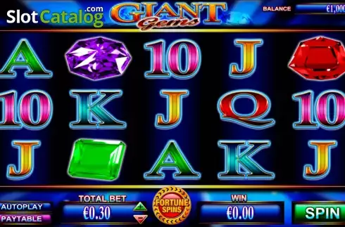 Скрин7. Giant Gems слот