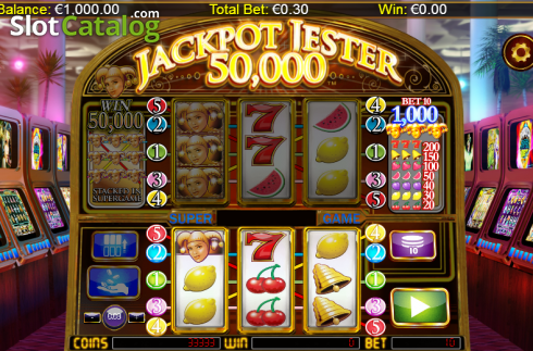 Скрин2. Jackpot Jester 50,000 слот