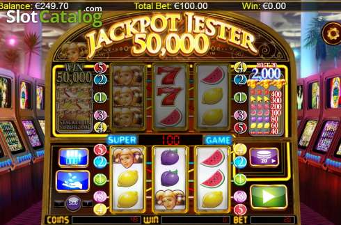 Скрин5. Jackpot Jester 50,000 слот