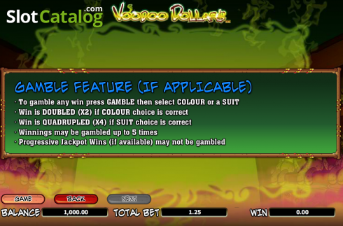 Скрин8. Voodoo Dollars слот