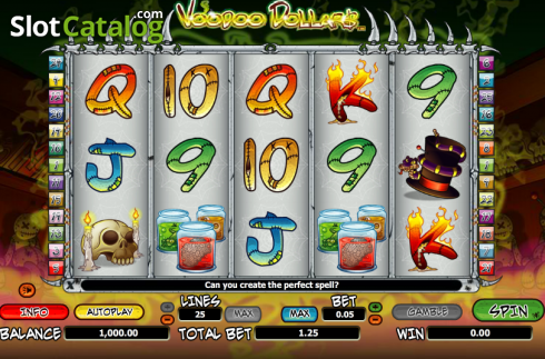 Скрин9. Voodoo Dollars слот