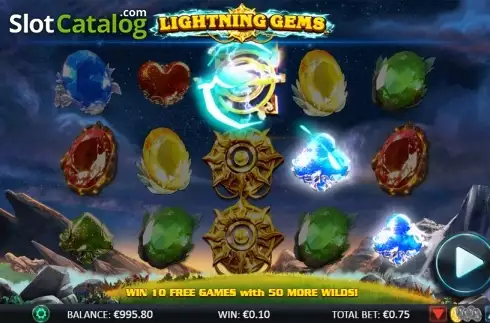 Скрин4. Lightning Gems слот