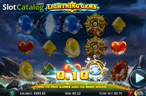Скрин5. Lightning Gems слот