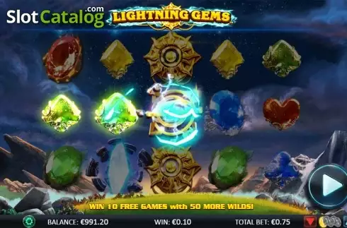 Скрин7. Lightning Gems слот