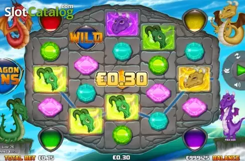 Скрин3. Dragon Wins слот
