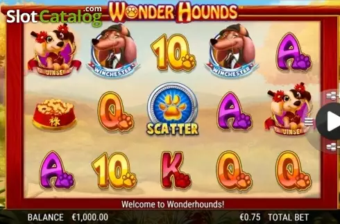 Скрин2. Wonder Hounds слот