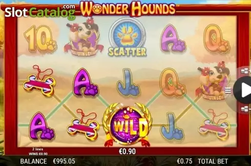 Скрин4. Wonder Hounds слот