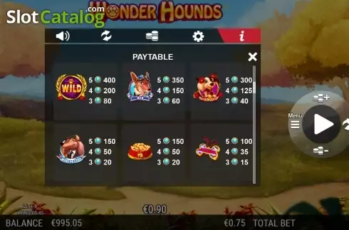 Скрин6. Wonder Hounds слот