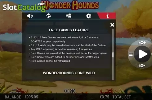 Скрин8. Wonder Hounds слот