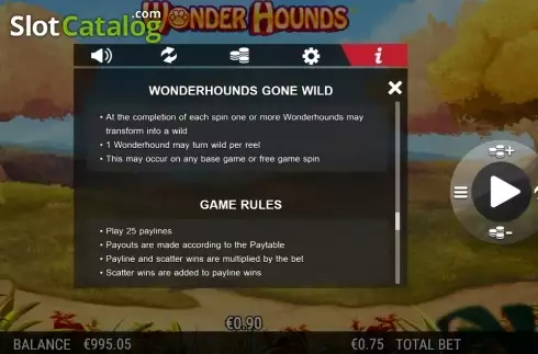 Скрин9. Wonder Hounds слот