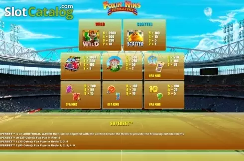 Скрин2. Foxin' Wins Football Fever слот