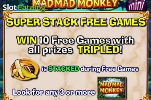 Скрин4. Mad Mad Monkey Mini слот