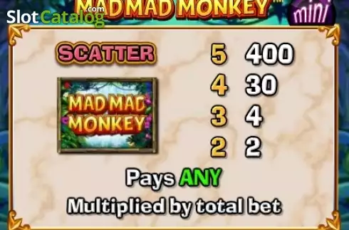 Скрин6. Mad Mad Monkey Mini слот