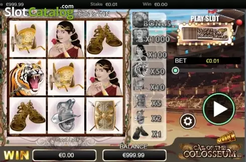 Скрин2. Scratch Call of the colosseum слот