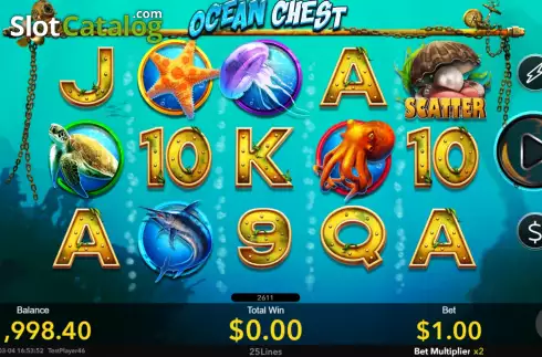 Скрин2. Ocean Chest слот