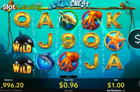 Скрин3. Ocean Chest слот