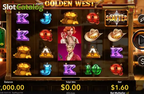 Скрин2. Golden West (Nextspin) слот