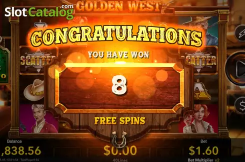 Скрин7. Golden West (Nextspin) слот