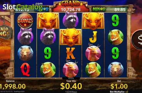Скрин3. Buffalo King (Nextspin) слот