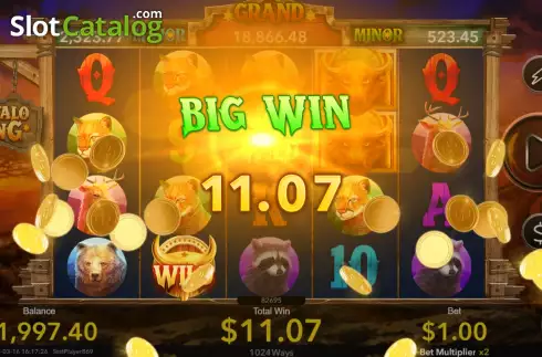 Скрин5. Buffalo King (Nextspin) слот