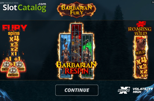 Скрин2. Barbarian Fury слот